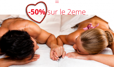 Massage en duo offre st valentin